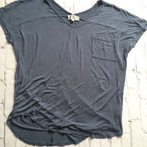 Pink Rose pocket tee